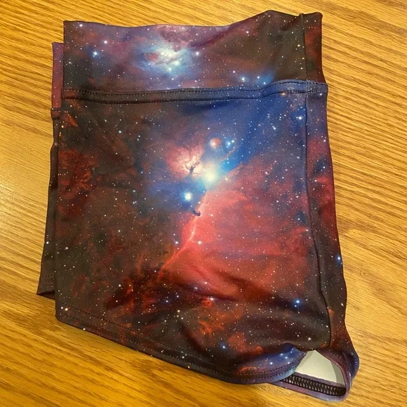 DISCONTINUED!! Blackmilk Purple Galaxy Short Shorts Brand New Size M - Picture 7 of 10